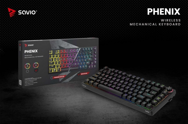 Vezeték nélküli mechanikus billentyűzet Phenix Gateron Red