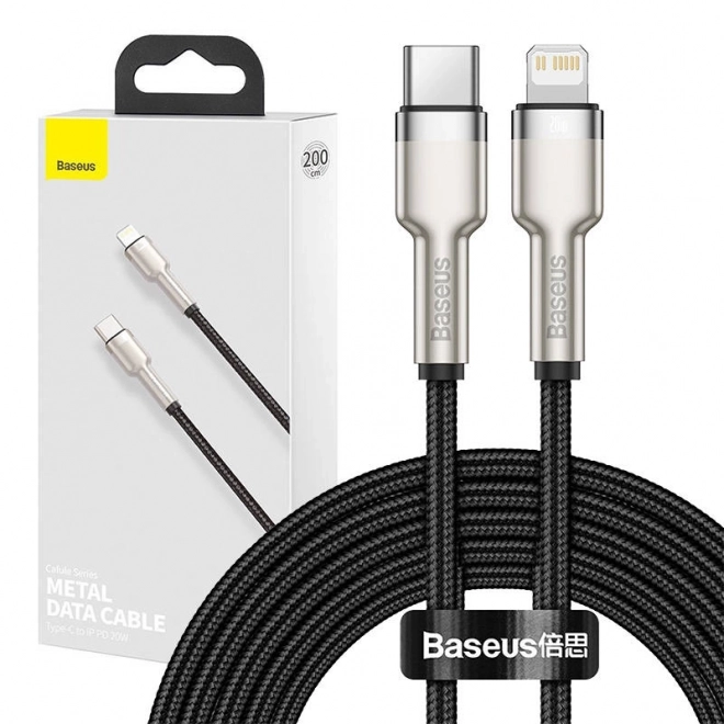 Baseus Cafule gyors töltő USB-C kábel Lightninghez 2m