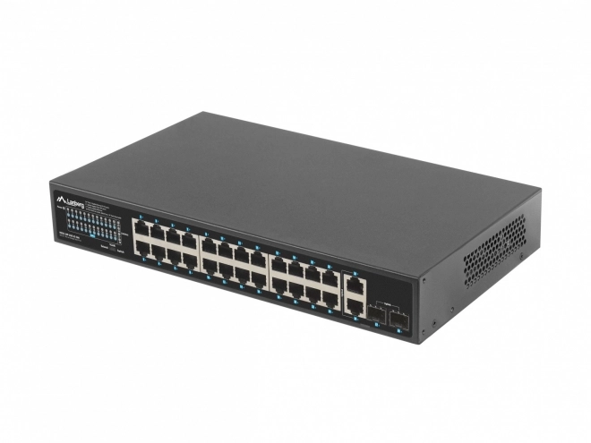 Lanberg 360W PoE+ rack switch 28 porttal