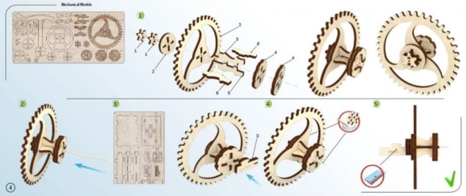 mechanikus doboz 3D puzzle