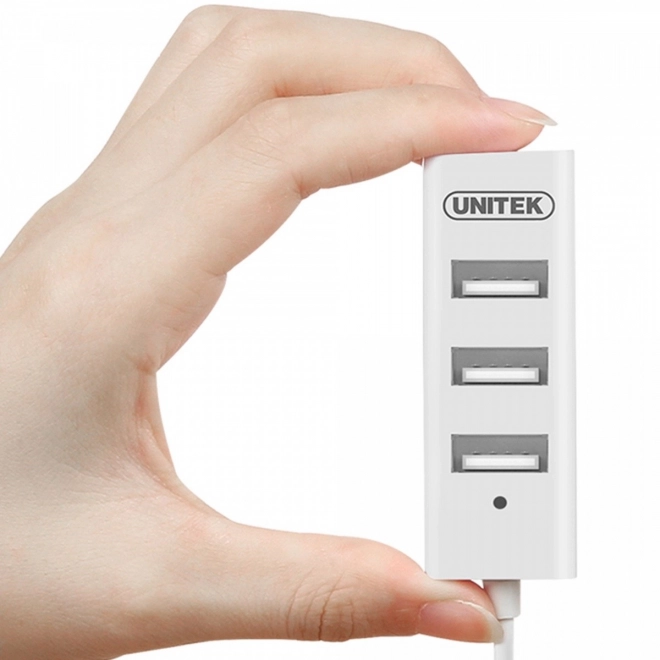 Mini USB hub 4 porttal - Fehér