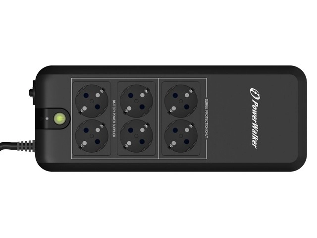 PowerWalker UPS 600VA, 6 aljzat