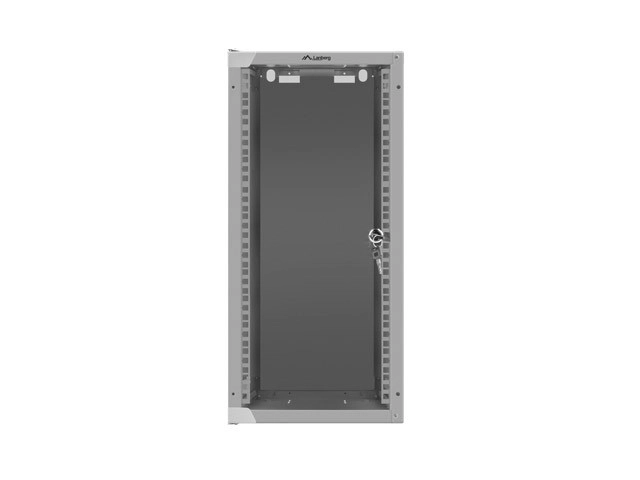 Fali szekrény 10'' 12U 280x310 szürke lapra szerelt