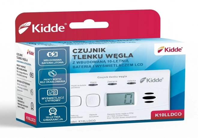 Szén-monoxid detektor LCD kijelzővel