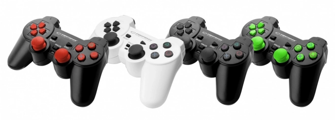 Gamepad PS3/PC USB fekete/piros