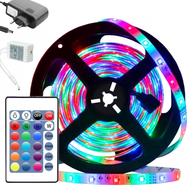Led szalag RGB 4,5 m távirányítós, vízálló