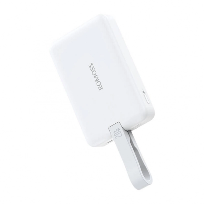 Romoss mágneses powerbank 10000mAh 20W fehér