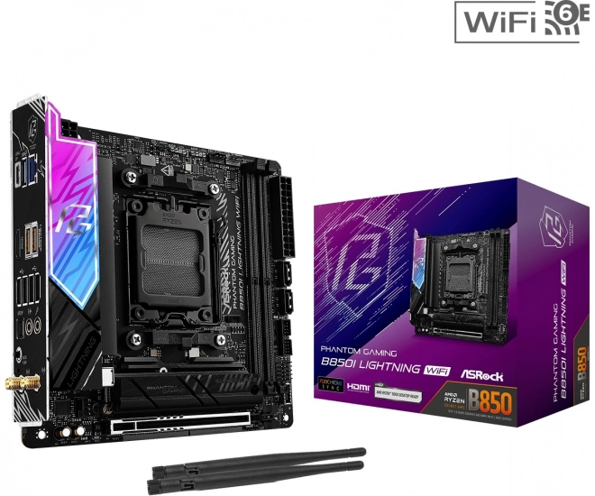 Lightning Wifi AM5 alaplap DDR5 ITX