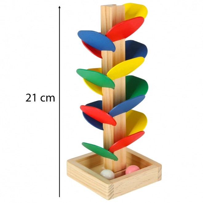 Montessori fa gurítópálya építőjáték