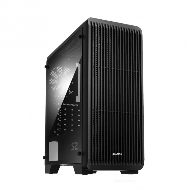 S2 ATX mid torony PC ház 120mm ventilátorral