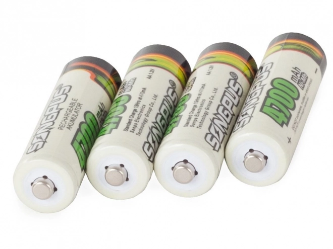 Ni-MH AA R6 4700mAh Újratölthető Akkumulátorok 4 darabos készlet
