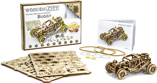 Fából készült 3D puzzle - Homokfutó
