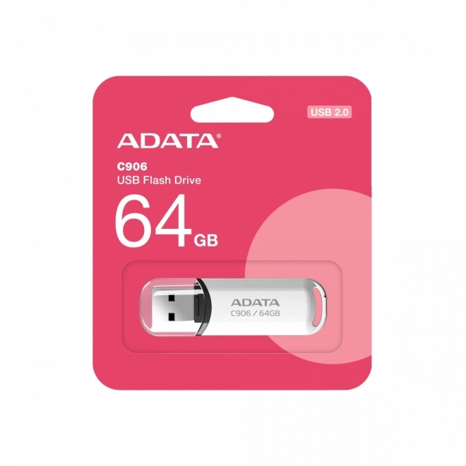 Adata C906 - Fehér Pendrive 64GB USB2.0