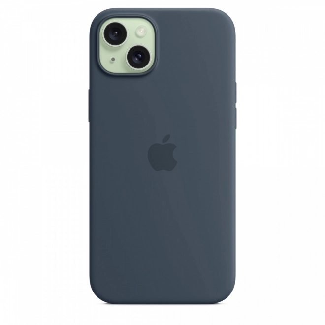 Silikon tok MagSafe-val iPhone 15 Plus-hoz - Viharos kék