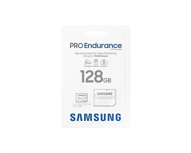 Samsung Pro Endurance 128GB MicroSD memóriakártya és adapter