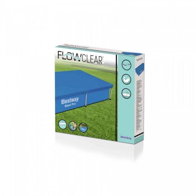 Bestway Steel Pro medencefedél 224x154 cm