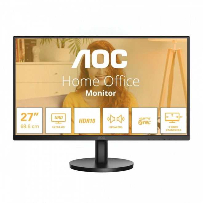 monitor 27 colos IPS 4K HDMI és DP