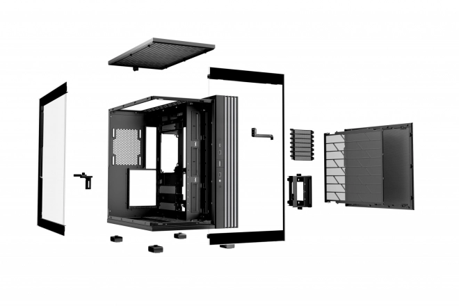 Light Base 600 DX számítógépház - fekete
