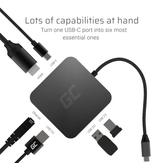 Usb-c hub 6-in-1 gc