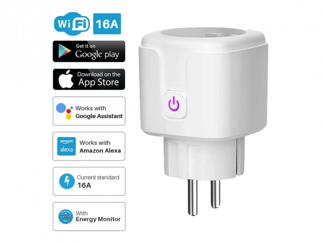 Intelligens WiFi csatlakozó wattmérővel