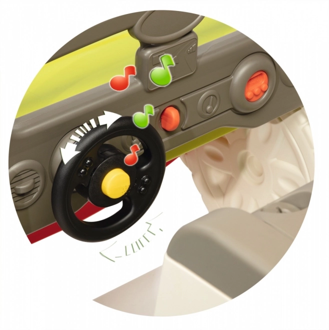 Smoby Auto Adventure csúszdával és homokozóval