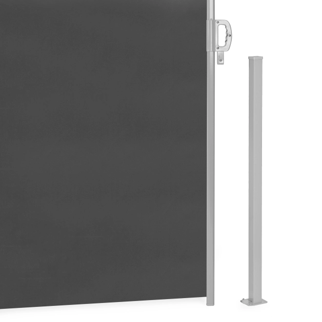 Összecsukható oldalsó napellenző 350x180 cm kerthez vagy teraszhoz antracit