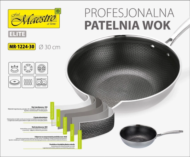 Profi 30 cm Wok