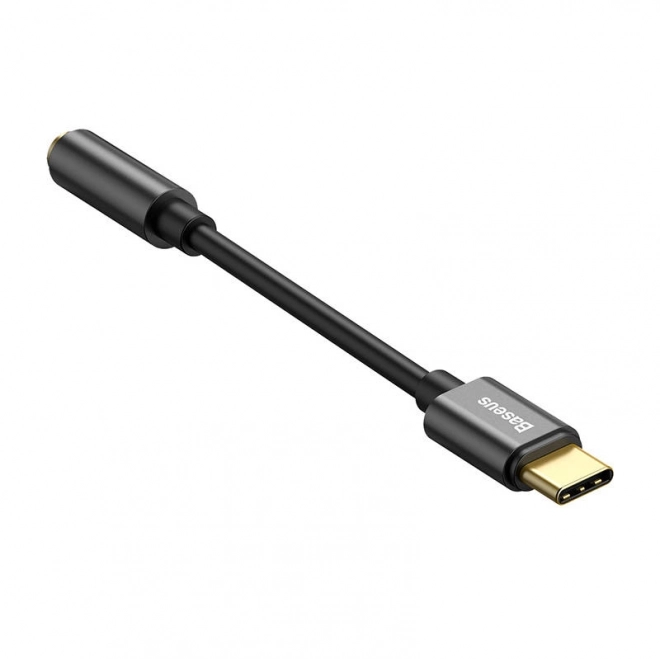 Baseus usb-c - 3,5 mm jack adapter fekete