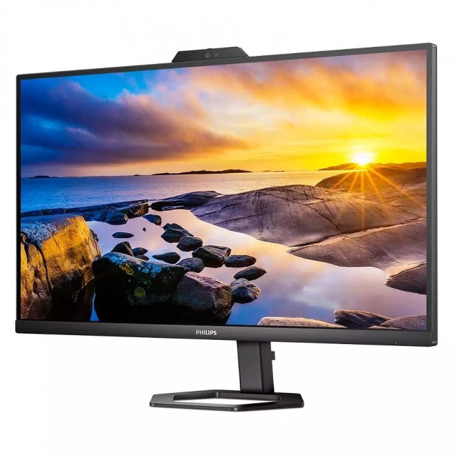 Monitor 27 hüvelykes IPS, HDMI, DP, USB-C, pivot, kamerával és hangszórókkal