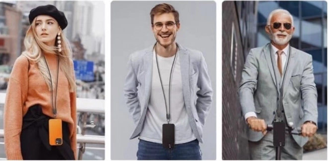 Usb c töltőkábel és nyakpánt 2 az 1-ben