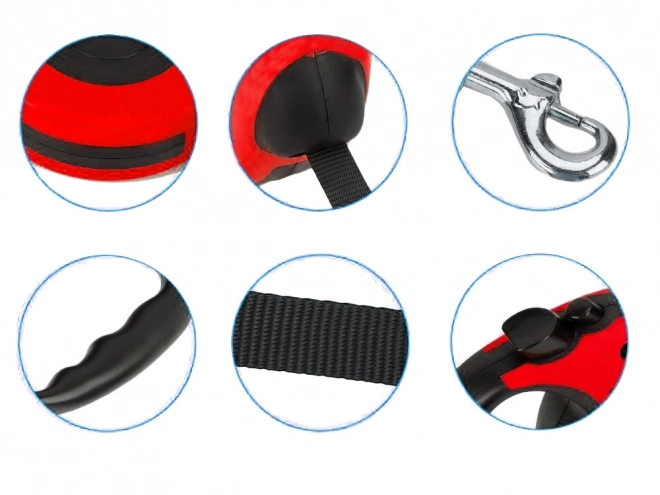 Automatikus póráz kutyáknak – Red