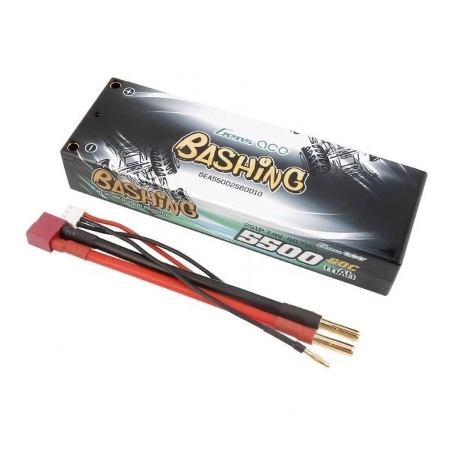 Gens ace lipo akkumulátor 5500mAh 2S 7,4V 60C T-csatlakozóval