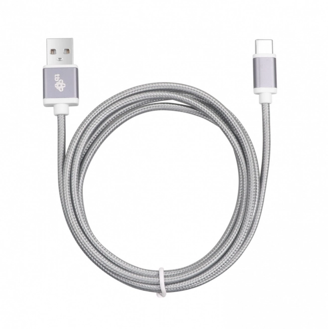 Prémium szürke USB-USB C kábel 1,5 m