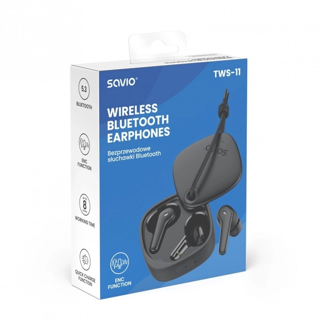 Bluetooth fejhallgató mikrofonos ENC funkcióval és TWS technológiával