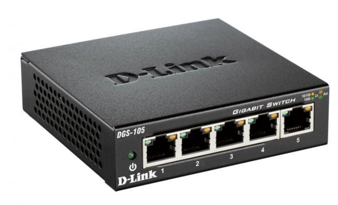 Kompakt GIGABIT Ethernet Switch 5 porttal