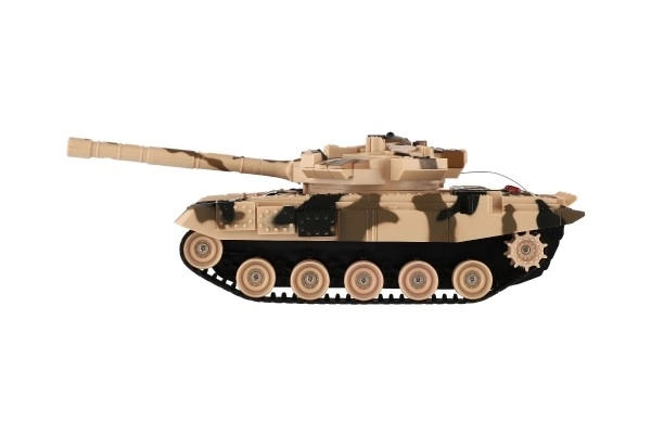 RC tank hanggal és újratölthető akkumulátorral