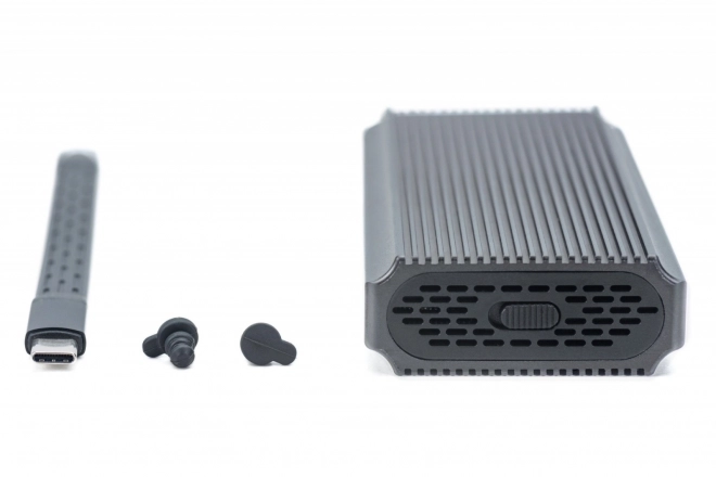 Alumínium SSD M.2 NVMe USB 4.0 C típusú tok
