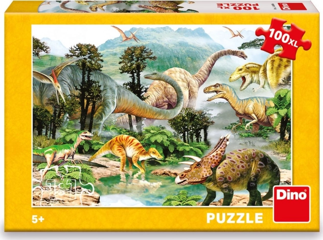 Dino Puzzle – Dinoszauruszok Világa 100 Darab