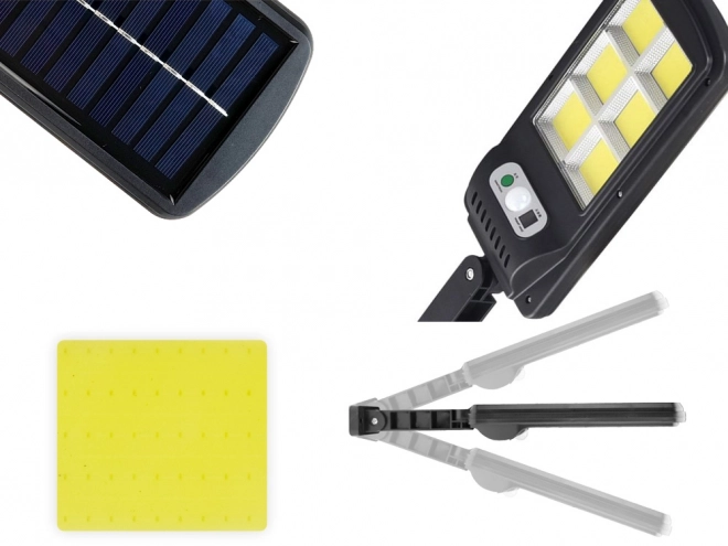 Napelemes mozgásérzékelős, alkonykapcsolós 96 LED lámpa