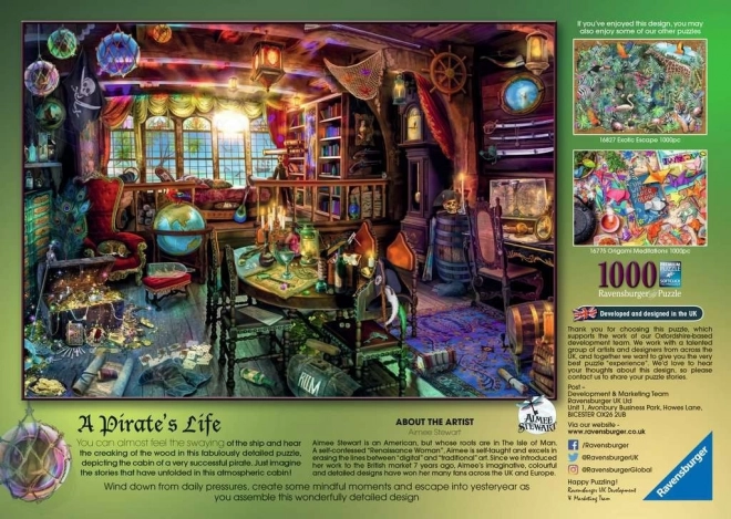 Ravensburger 1000 darabos puzzle Kalóz élet
