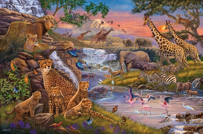 Állatbirodalom kirakós játék 3000 db, Ravensburger