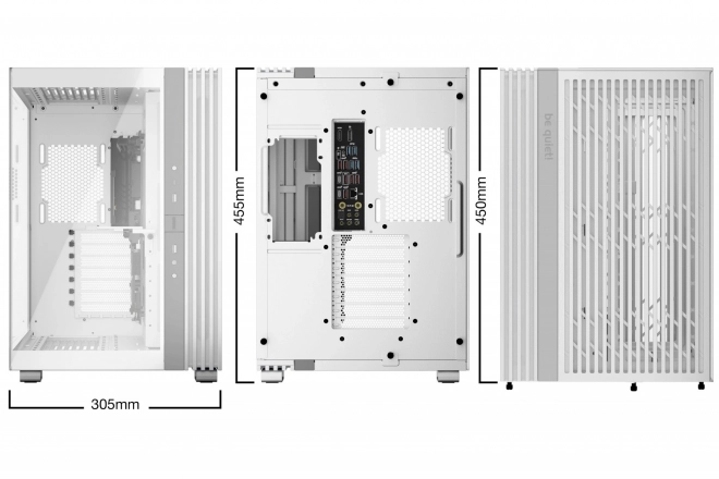 Light Base 600 DX fehér számítógépház