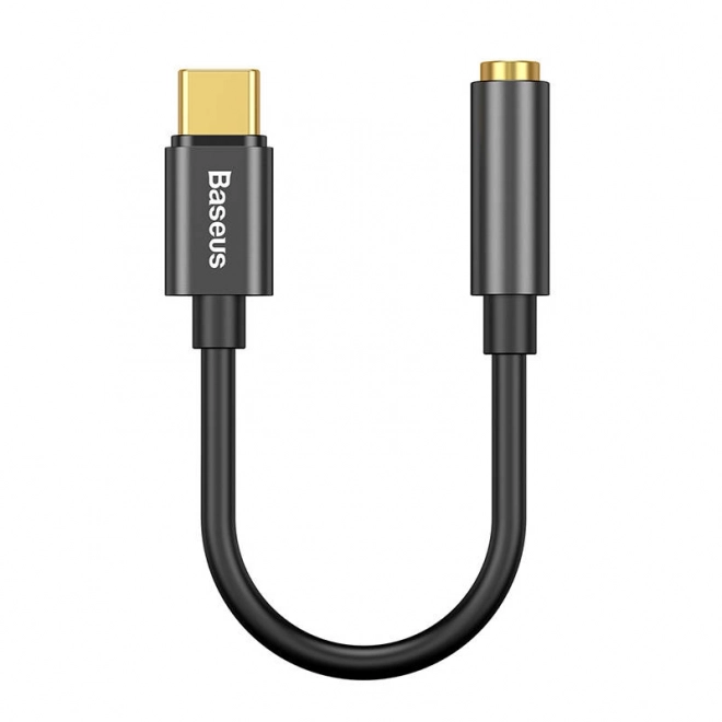 Baseus usb-c - 3,5 mm jack adapter fekete