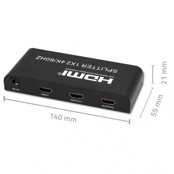 Aktív HDMI splitter 4K x 2K