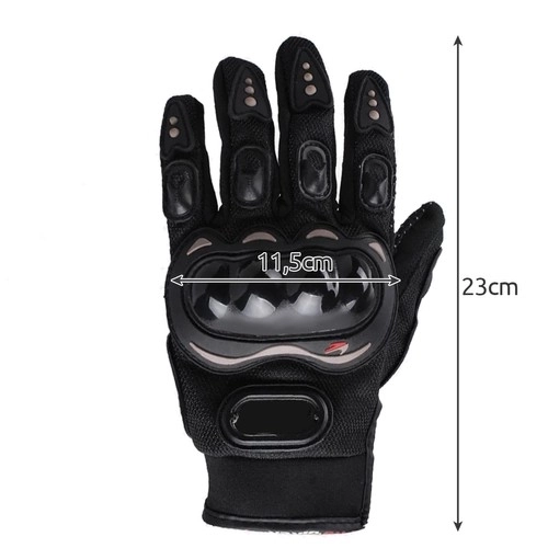 Trizand fekete XL motoros kesztyű