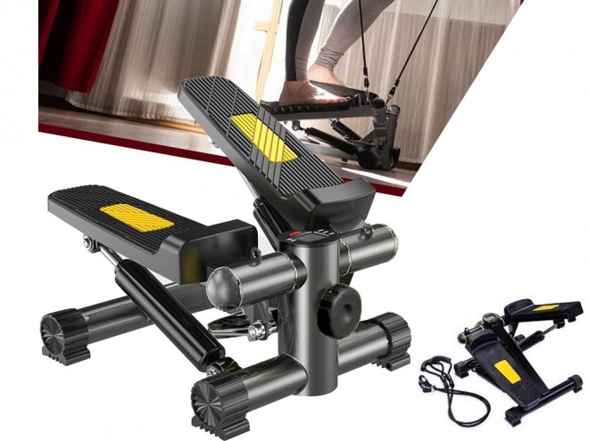 Stepper LCD kijelzővel és kötelekkel