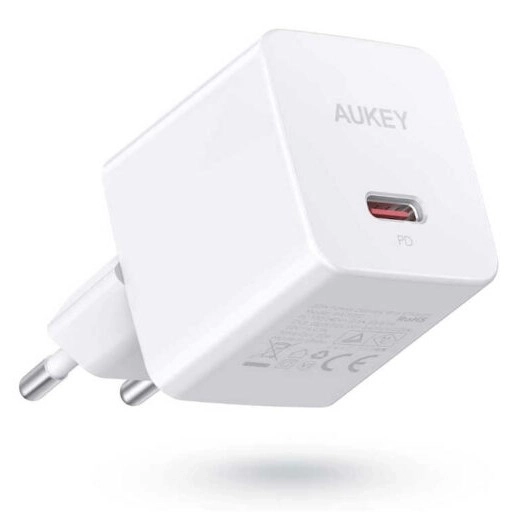 Fehér mini hálózati töltő 1xUSB-C 20W PD