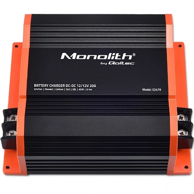 Monolith DC-DC töltő LiFePO4 AGM akkumulátorokhoz 12V-12V