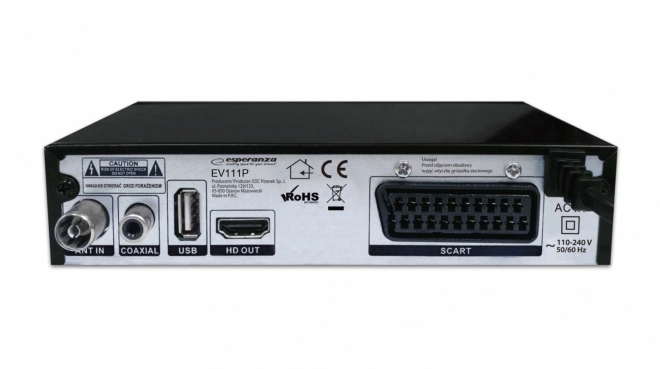 DVB-T2 H.265/HEVC Esperanza dekóder