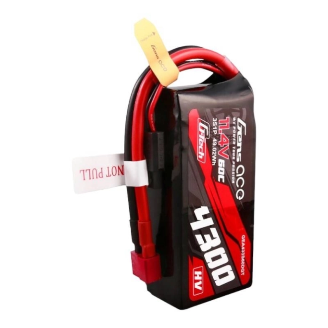 Gens Ace G-Tech 4300mAh nagy teljesítményű Lipo akkumulátor T-csatlakozóval